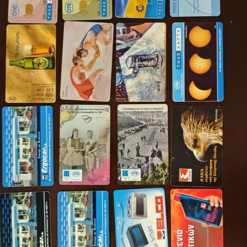Phone cards used, pack of 50 with good print run