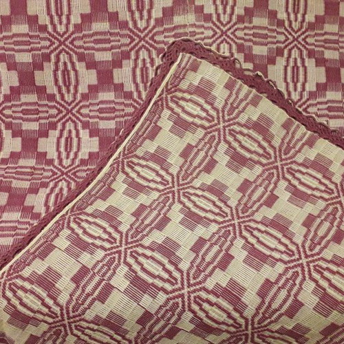 Woven loom blanket all-wool purple new