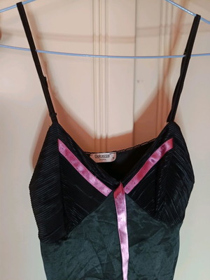 Ντεγκλιζέ νυχτικό με ροζ κορδέλες Dolcetta μέγεθος M καινούργιο