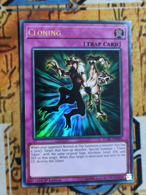 Cloning Ultra Rare Yu-Gi-Oh! Trap Card