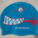 Aquarapid silicone swim cap like new, set of 2 pieces