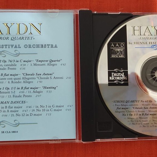Haydn Emperor Quartet CD like new, classical music