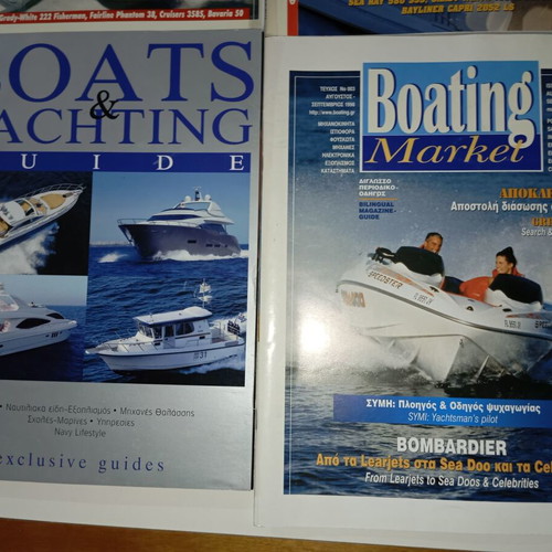Boats & Yachting and Boating magazines like new, pack of 4