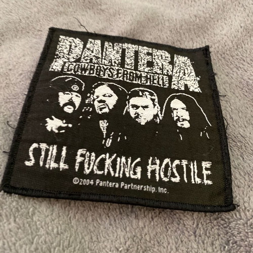 Pantera patch like new, band-cowboys from hell 2004 authentic