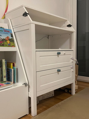 IKEA SUNDVIK changing table dresser used, white