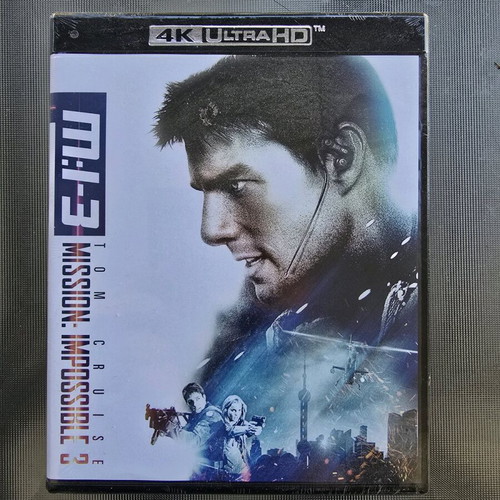 Mission Impossible 3 Blu-Ray new, 4k Ultra Hd with Greek subtitles