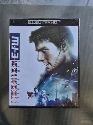 Mission Impossible 3 Blu-Ray new, 4k Ultra Hd with Greek subtitles