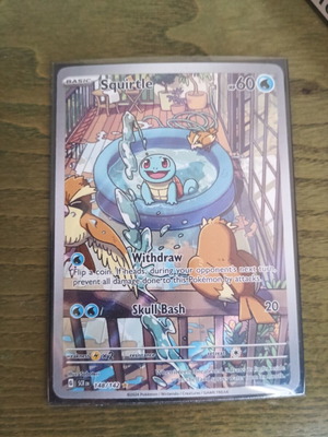 Pokémon Squirtle κάρτα καινούργια από booster