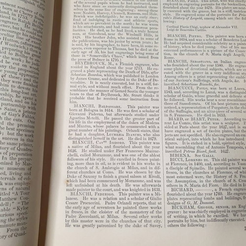 Bryan's Dictionary of Painters and Engravers used art book 1853