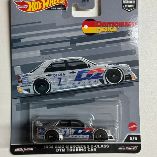 Hot Wheels Deutschland Design 1994 AMG Mercedes C-Class DTM Touring Car like new