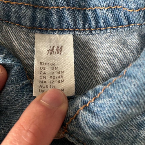 H&M denim jacket like new 18m 86cm