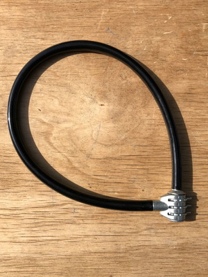 Vintage LUMA Bicycle Lock Black Color with Code 762 New