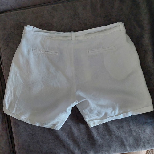 S.Oliver linen white women's shorts XL-2XL like new