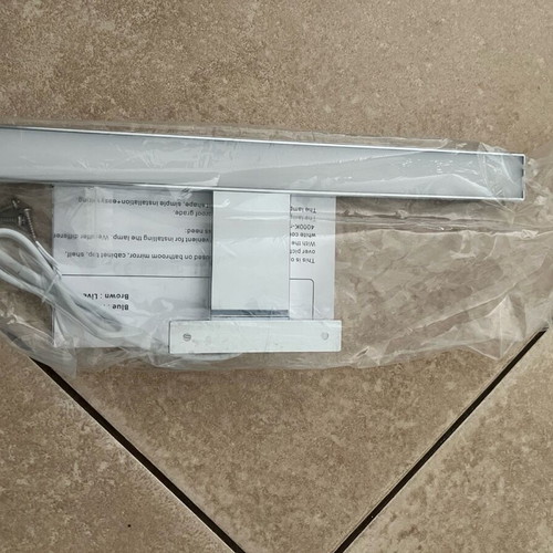 Karag bathroom light 30cm chrome new