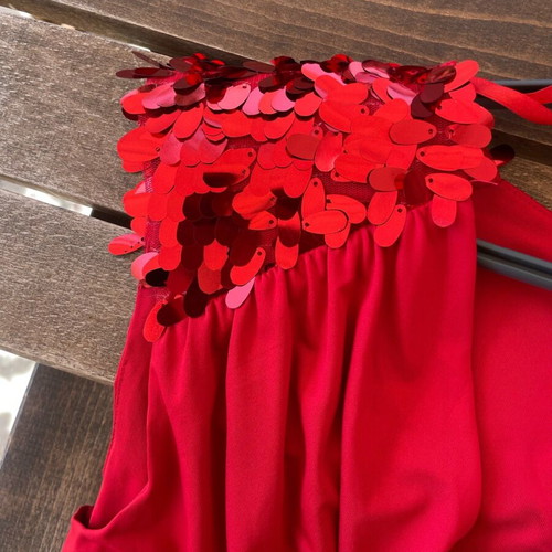 Ax Paris dress two-tone, new, size XL, black and red