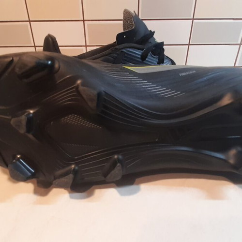Adidas Performance F50 Club football shoes, black with studs, size 42