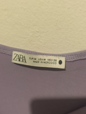 Zara lilac top with straps, size M