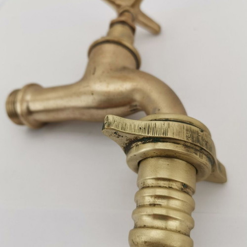 Garden faucet used 1/2 inch with hose outlet