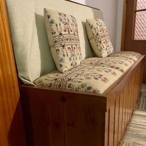 Kanapedaki storage bench like new, convenient size 120x42x85