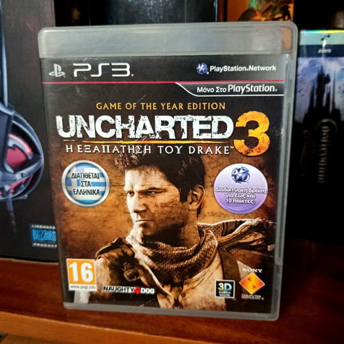 Uncharted 3 Game of the Year Edition PS3 used, Greek dubbing