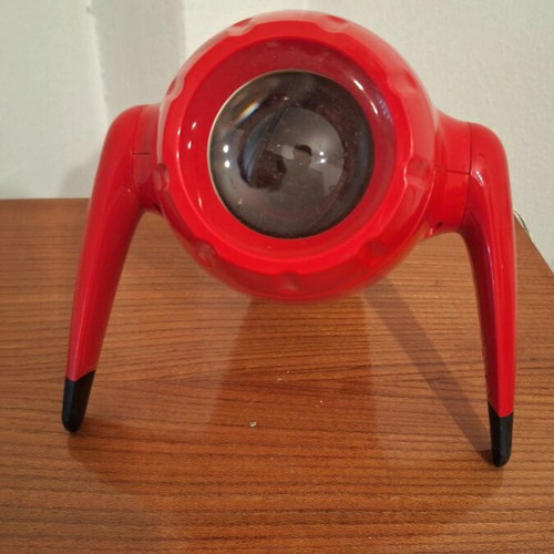 IKEA Sprida projector lamp designed by David Wahl in retro space age style