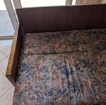 Sofa bed used with storage space