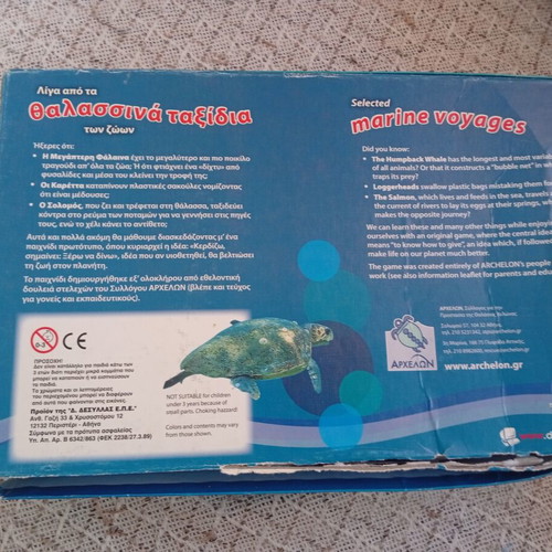 Marine Voyages educational board game by Desyllas used