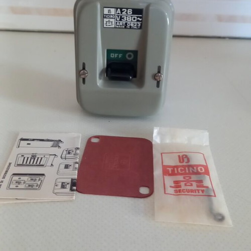 Vintage Ticino Three-Pole Switch new