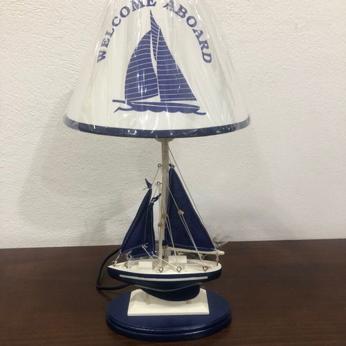 Children's nautical ship lamp new, height 43cm