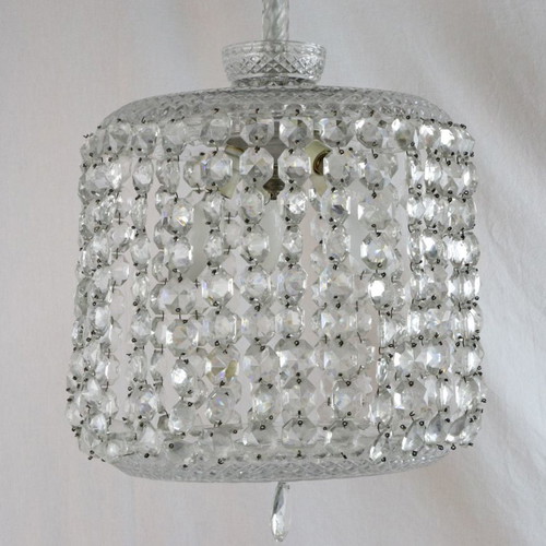 Crystal ceiling light from 1950 new