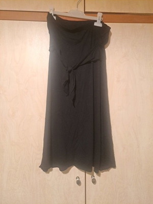 Strapless black dress new, soft comfortable fabric