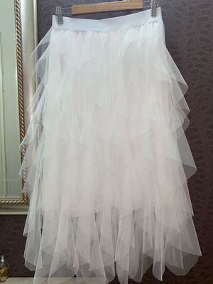 Τούλινη φούστα λευκή M/L ολοκαίνουρια