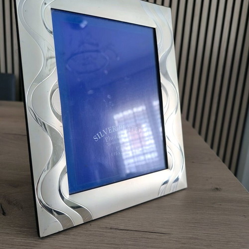 Photo frame 15x20 silver new