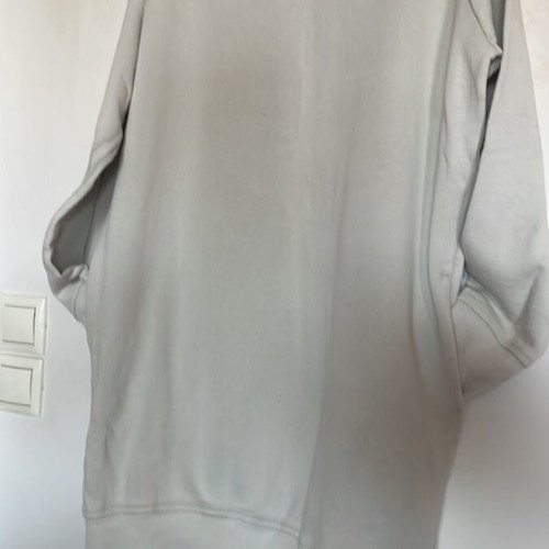 Crossley oversized sweatshirt dress like new, grey, organic cotton
