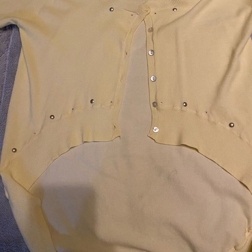 Rococo cardigan used, yellow, size S