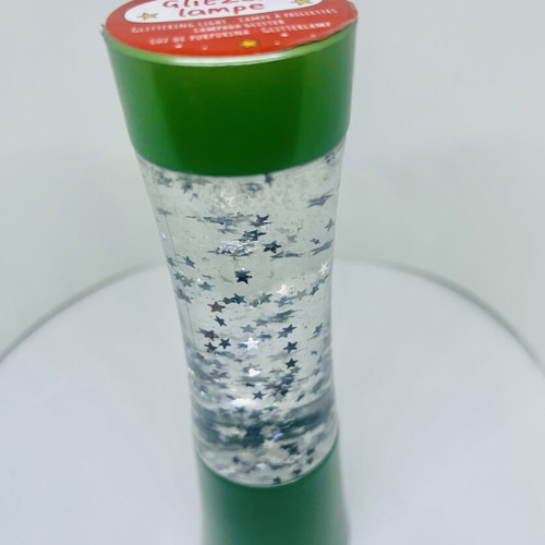 Decorative LED lamp mini glitter Moses green, like new