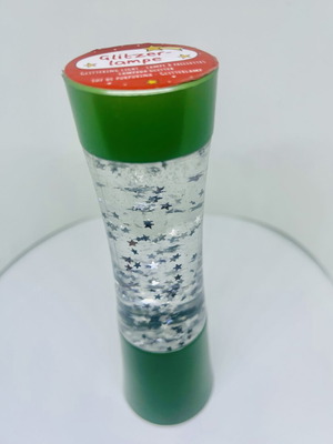 Decorative LED lamp mini glitter Moses green, like new