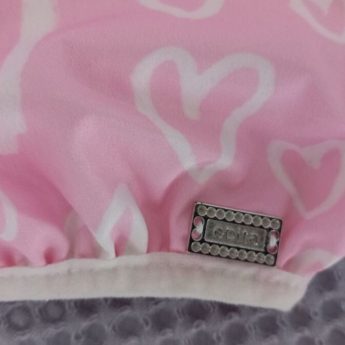 Light jacket used for 6 years old, white and pink
