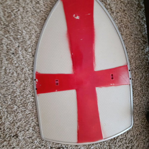 Children's toy crusader shield used, good condition