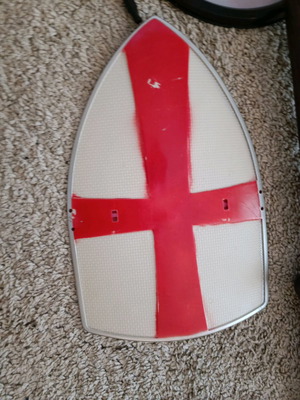 Children's toy crusader shield used, good condition