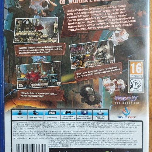 Flockers παιχνίδι PS4 μεταχειρισμένο
