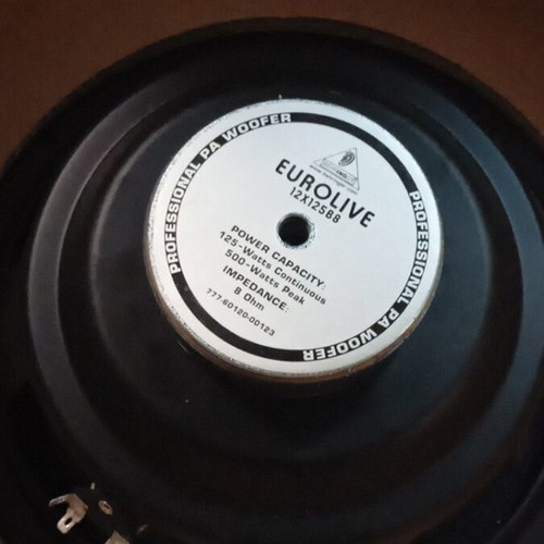 Professional PA woofer Eurolive 500W speaker new