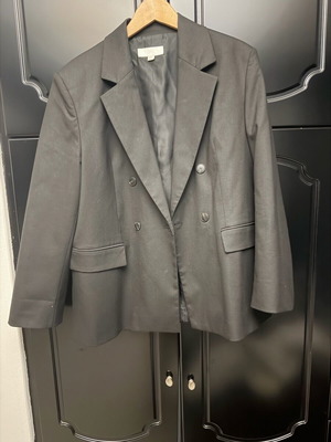 Zara oversized black blazer like new, size L-XL