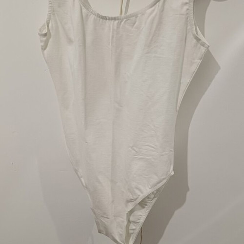 White dance bodysuit new, size XL