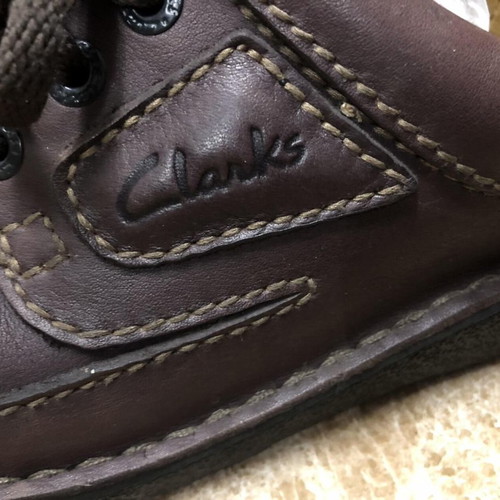 Clarks Nature II brown shoes used, size 45