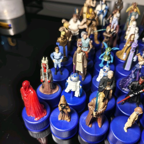Star Wars Pepsi Bottle Cap Figures used, pack of 78
