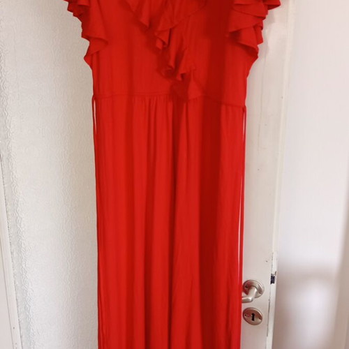 Dress cotton extra large size red like new