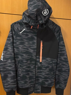 Basehit jacket like new, black and gray, size S