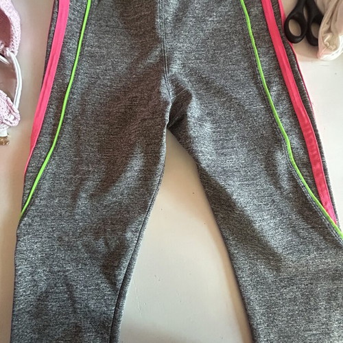 Adidas Capri Sports Leggings like new, gray and pink, size S