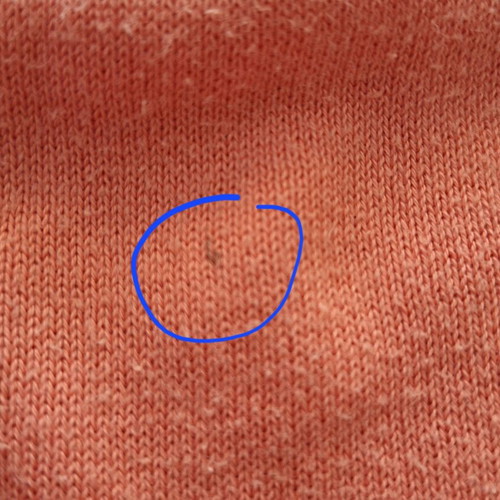 La Redoute Collections long-sleeve coral cotton sweater, XS